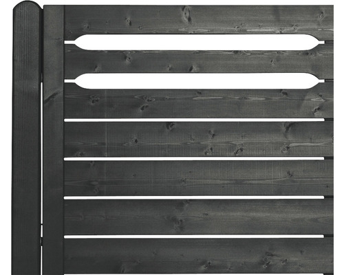 Konsta Ground voortuinhek 180 x 95 cm antraciet