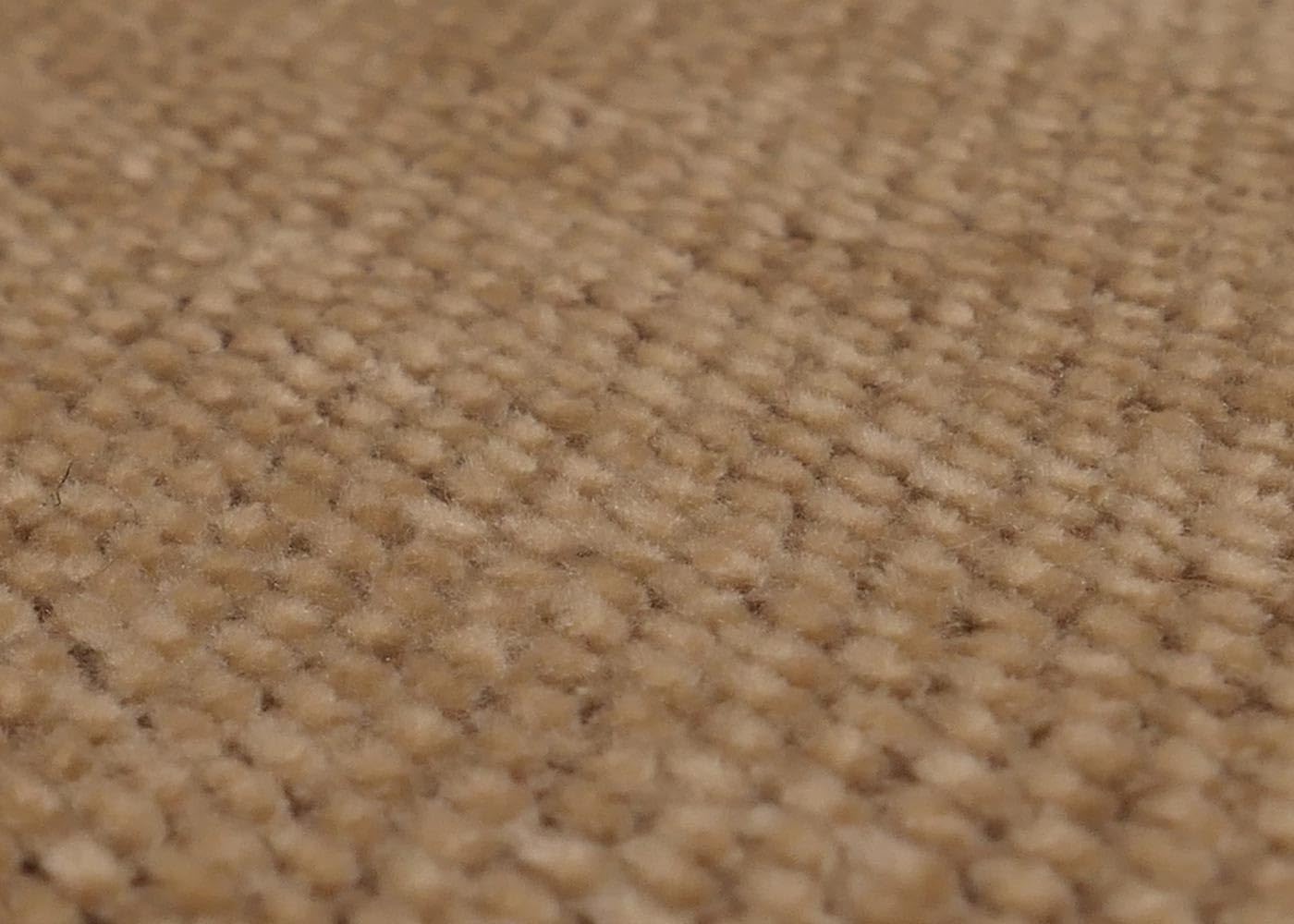 Mendler Eckbank HWC-O81, Esszimmerbank Bank, Öko-Tex (310g/m²) Chenille Stoff/Textil Metall 159x210cm - Hellbraun