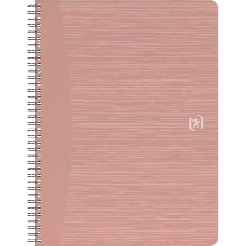 Oxford My RecUp Spiralheft, A4, kariert 5 mm mit Rand, rosa