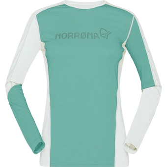 Norrøna Falketind Equaliser Merino Langarmshirt Malachite Green Damen