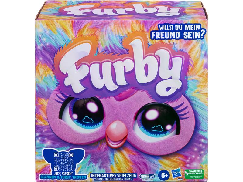Furby Funktionsplüsch Furby (Farbmix) -DE- Interaktives Spielzeug mit 15 Modeaccessoires