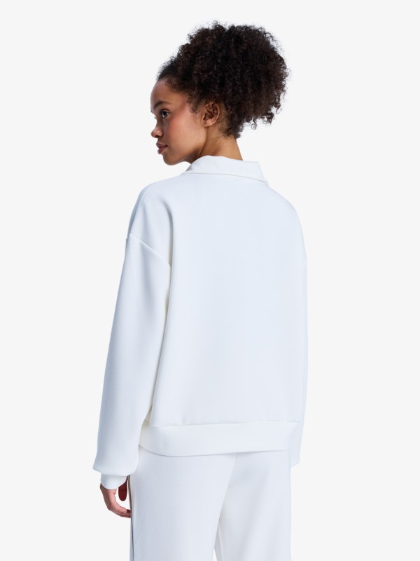 Rise & Vibe Sweet Polaire de sport Blanc Femme