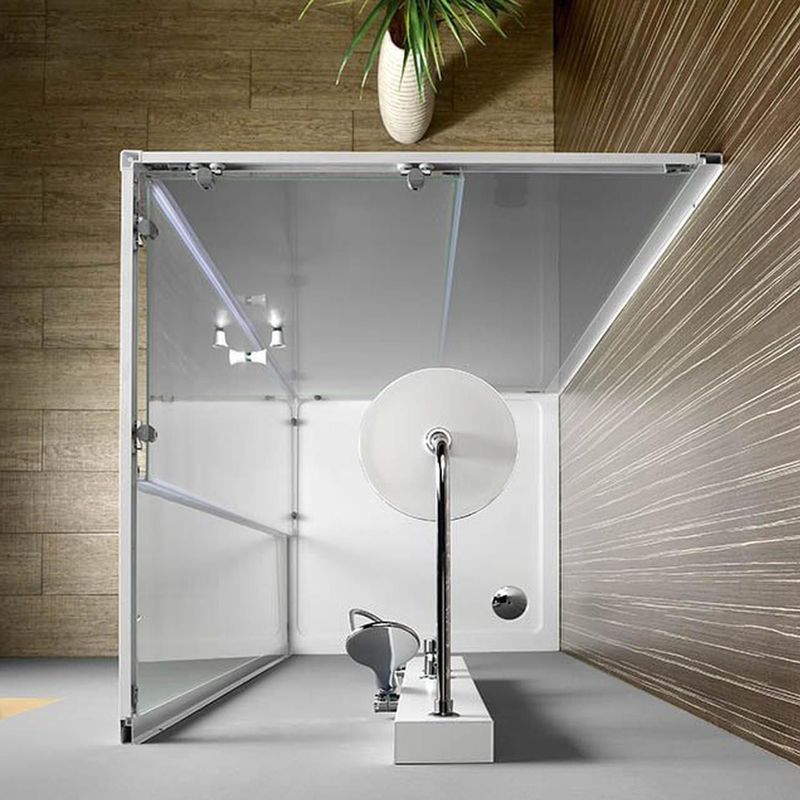 Douchecabine - Naila - Wit - 90x90x185 cm - Boss & Wessing