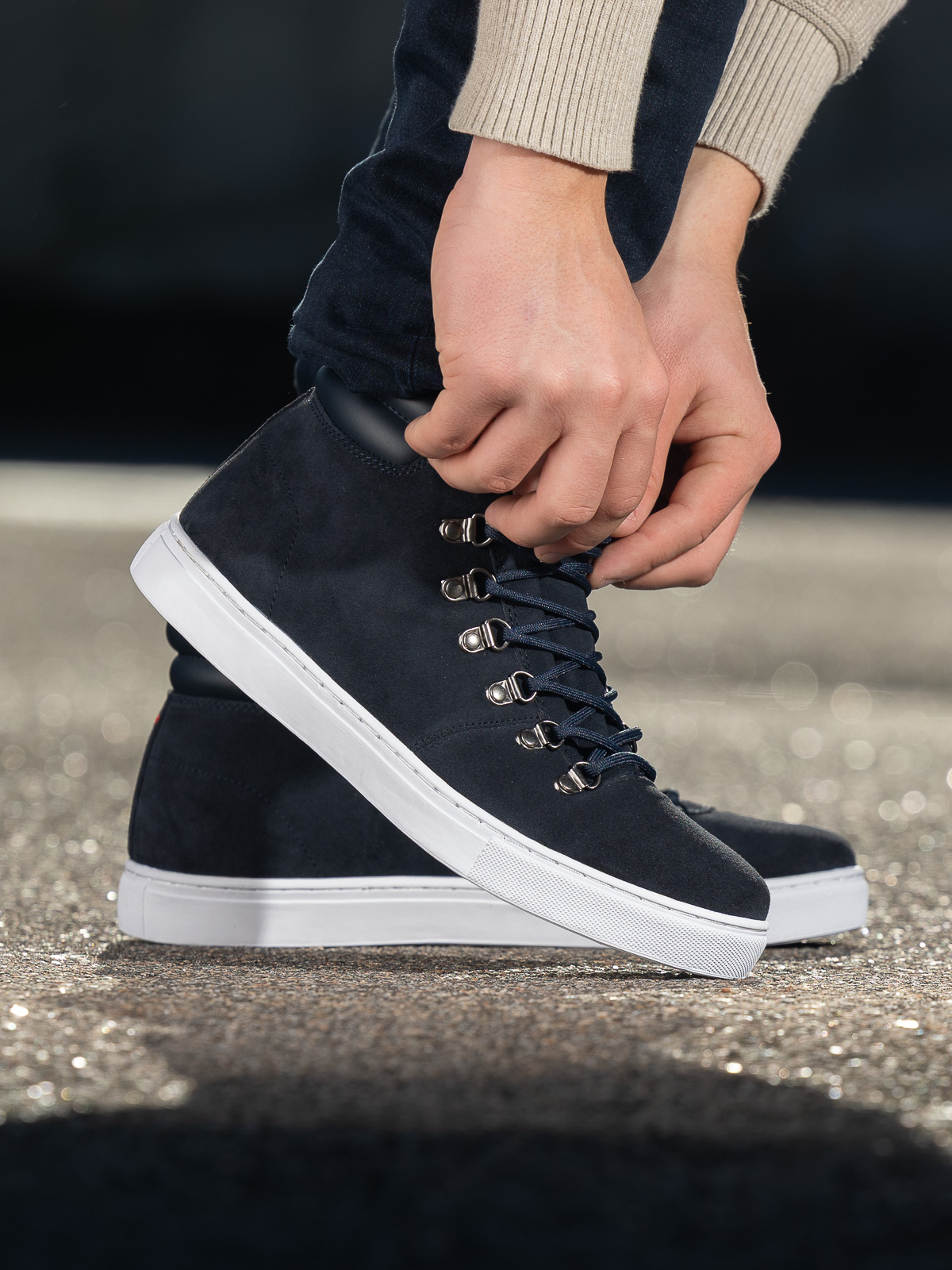 Jean Paul - Sancerre Mid Navy - Trapes Sko