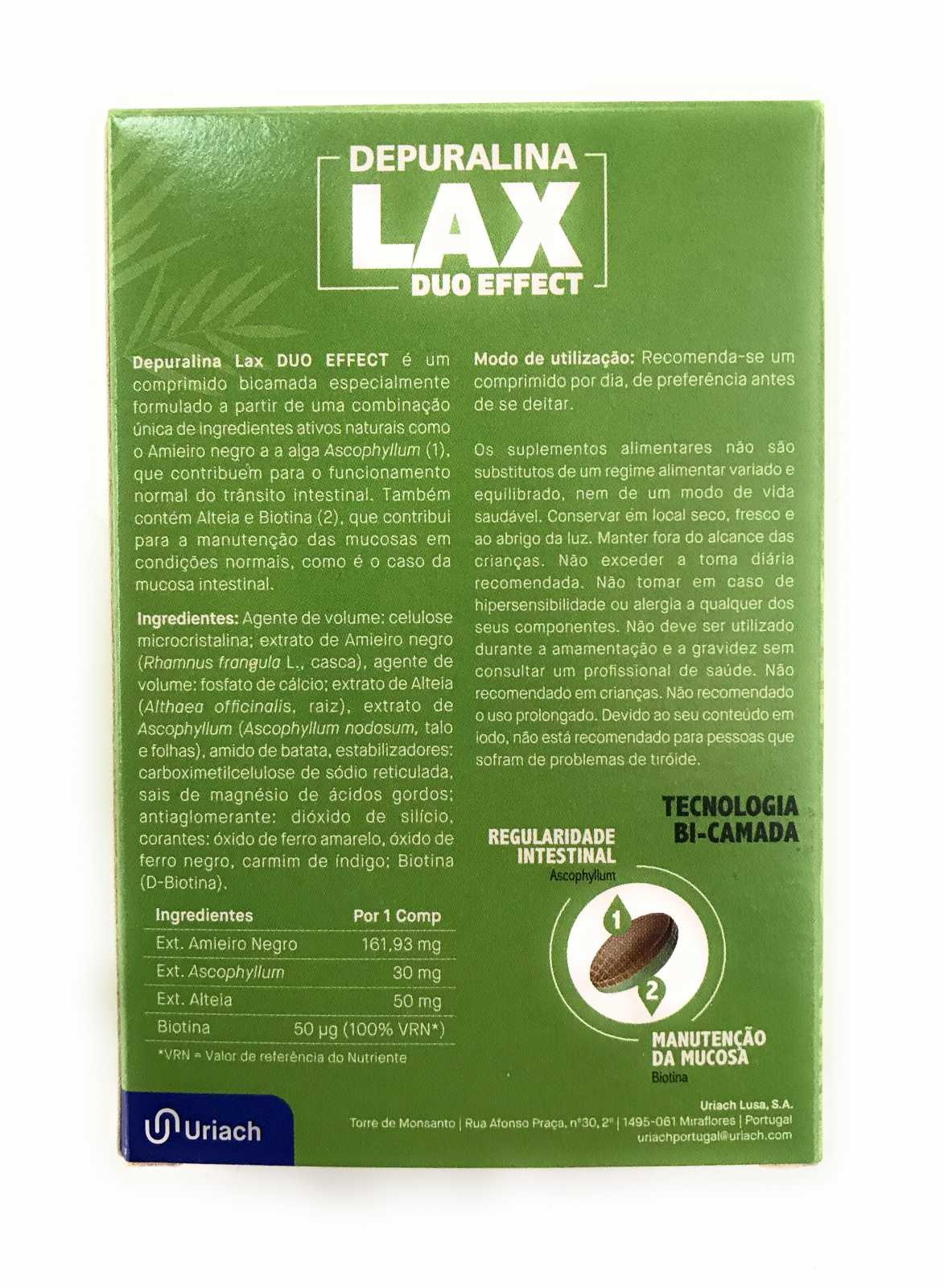 Depuralina Depuralina Lax Duo Effect 15 comprimidos