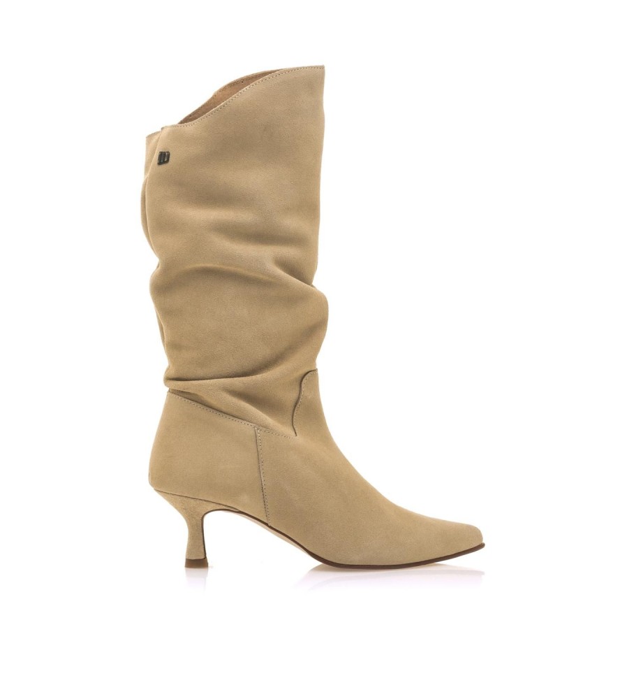 Mustang Botas de Piel Indie bege