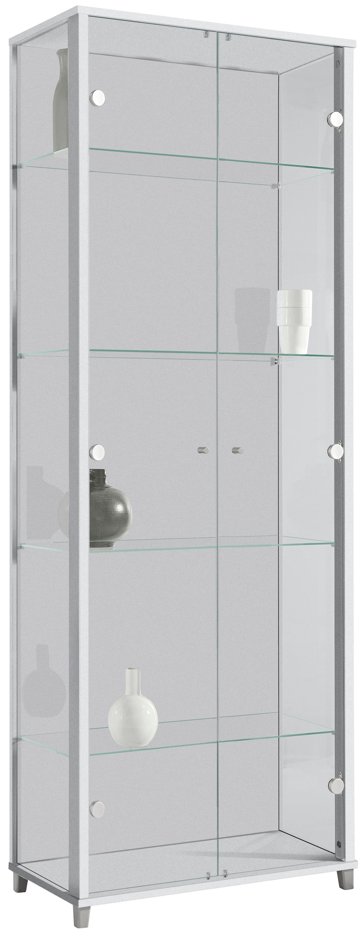 fif möbel Vitrine »OPTIMA« Standvitrine, Vitrinenschrank, Glasvitrine, Sammlervitrine