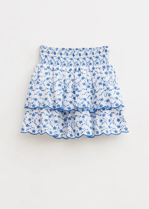 Broderie rok wit (WIT)