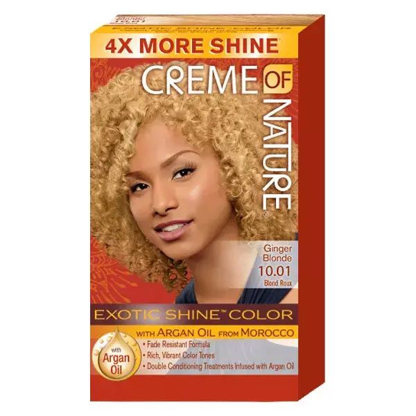 Creme of Nature, Argan, Ginger Blonde coloração permanente, tom nº 10.01