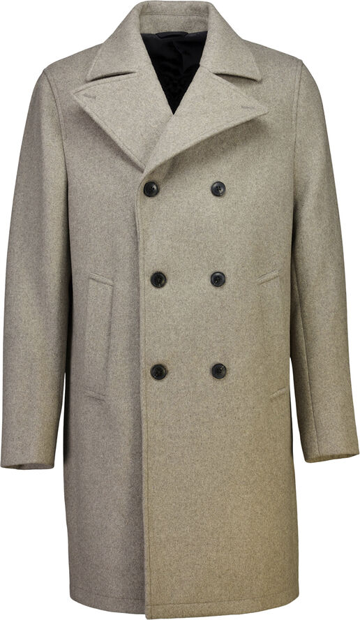 Lindbergh Recycled pea coat Grå