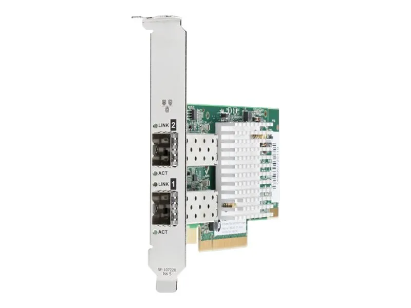 HPE 571SFP  - Netværksadapter - PCIe 2.0 x8 lavprofil - 10 Gigabit SFP  x 2 - for Apollo pc40, sx40; ProLiant DL360p Gen8, DL380p Gen8, DL388p Gen8