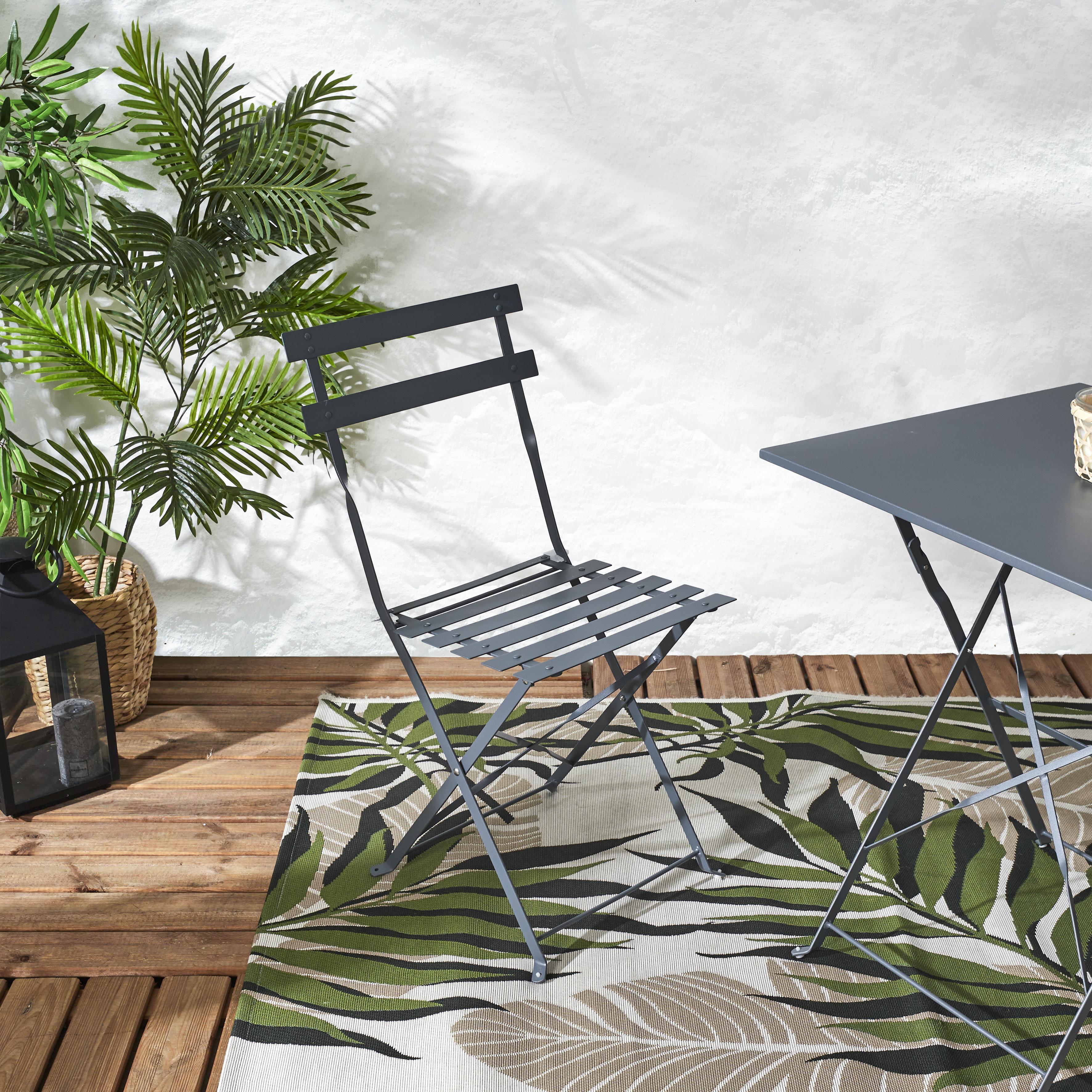 CHAISE PLIANTE CAMARGUE GRIS