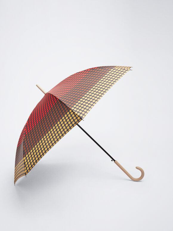 Guarda-chuva grande estampado - Multicor
