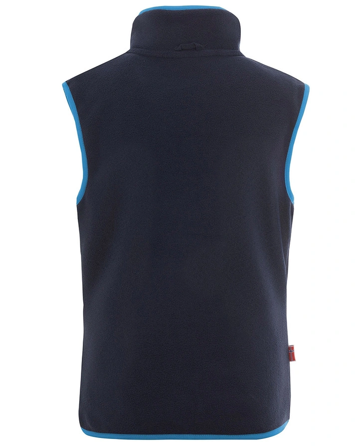 Fleece-WeKids ARENDAL VEST in navy/light blue