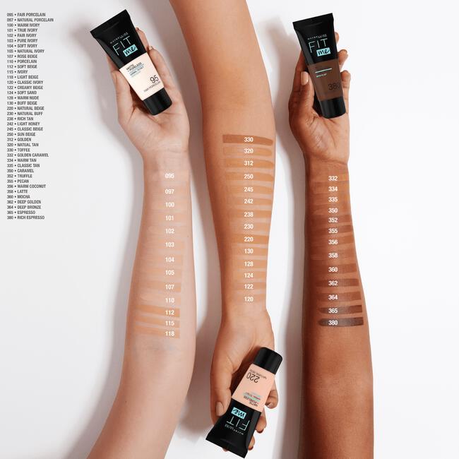 Maybelline New York Fit Me Matte + Poreless Foundation 360 Mocha