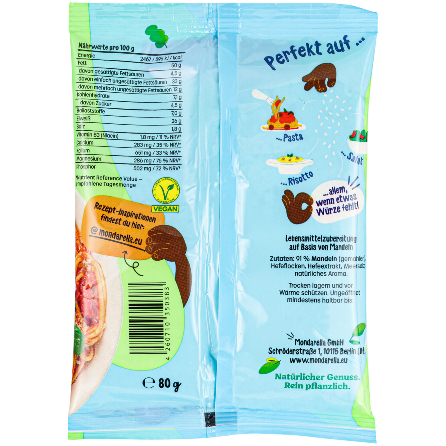 Mondarella Pastasan Hartkäse Geschmack