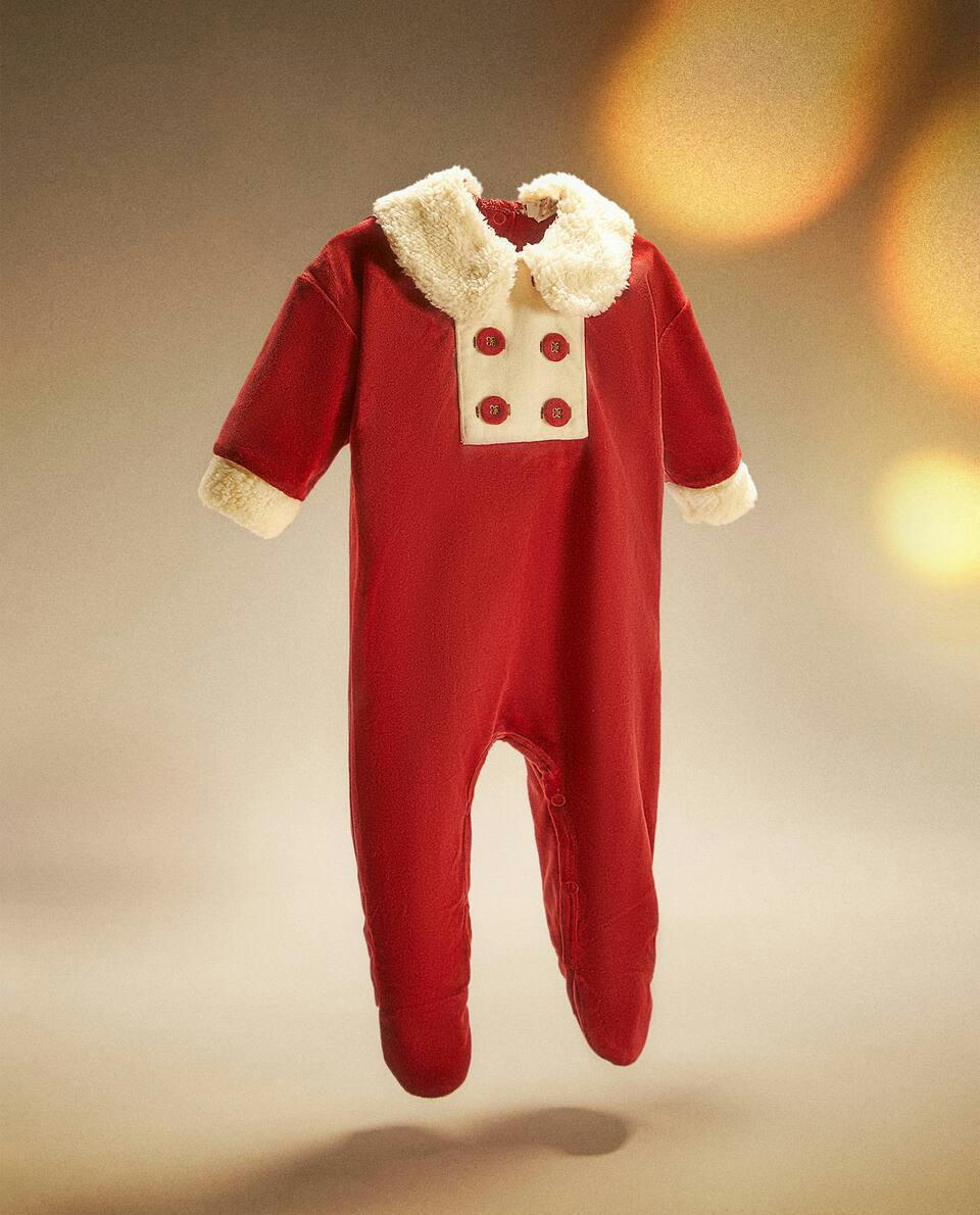 MACACÃO INFANTIL DE PAPAI NOEL