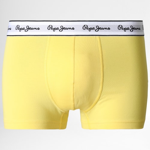 Lot De 3 Boxers PMU10971 Blanc Jaune Bleu