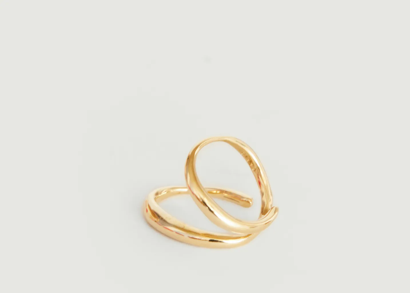 Bague plaqué or Coil FARIS