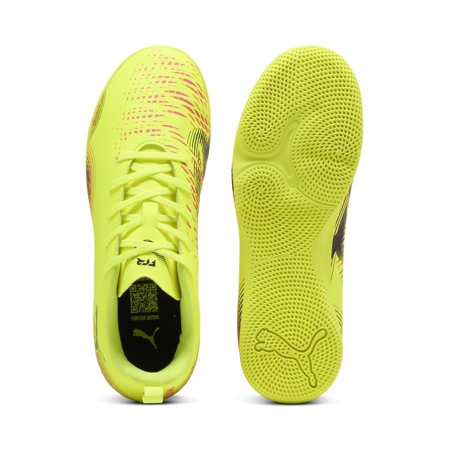 FUTURE 8 PLAY IT Jr Yellow Alert-PUMA Black-Sun Struck