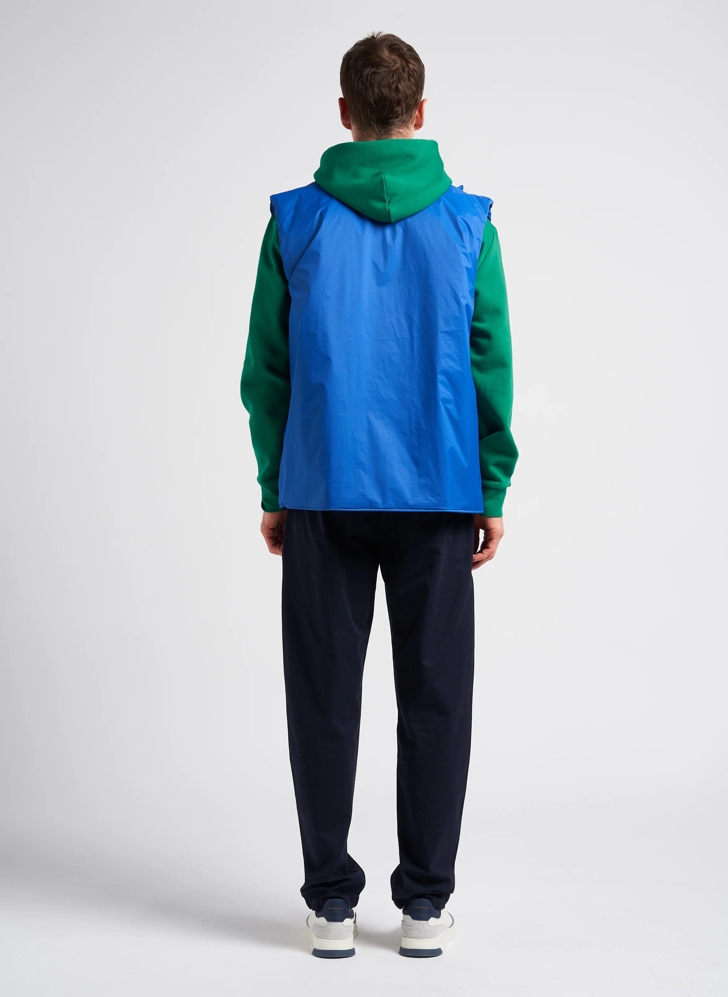 Pantalon chino droit en coton bio| Bleu
