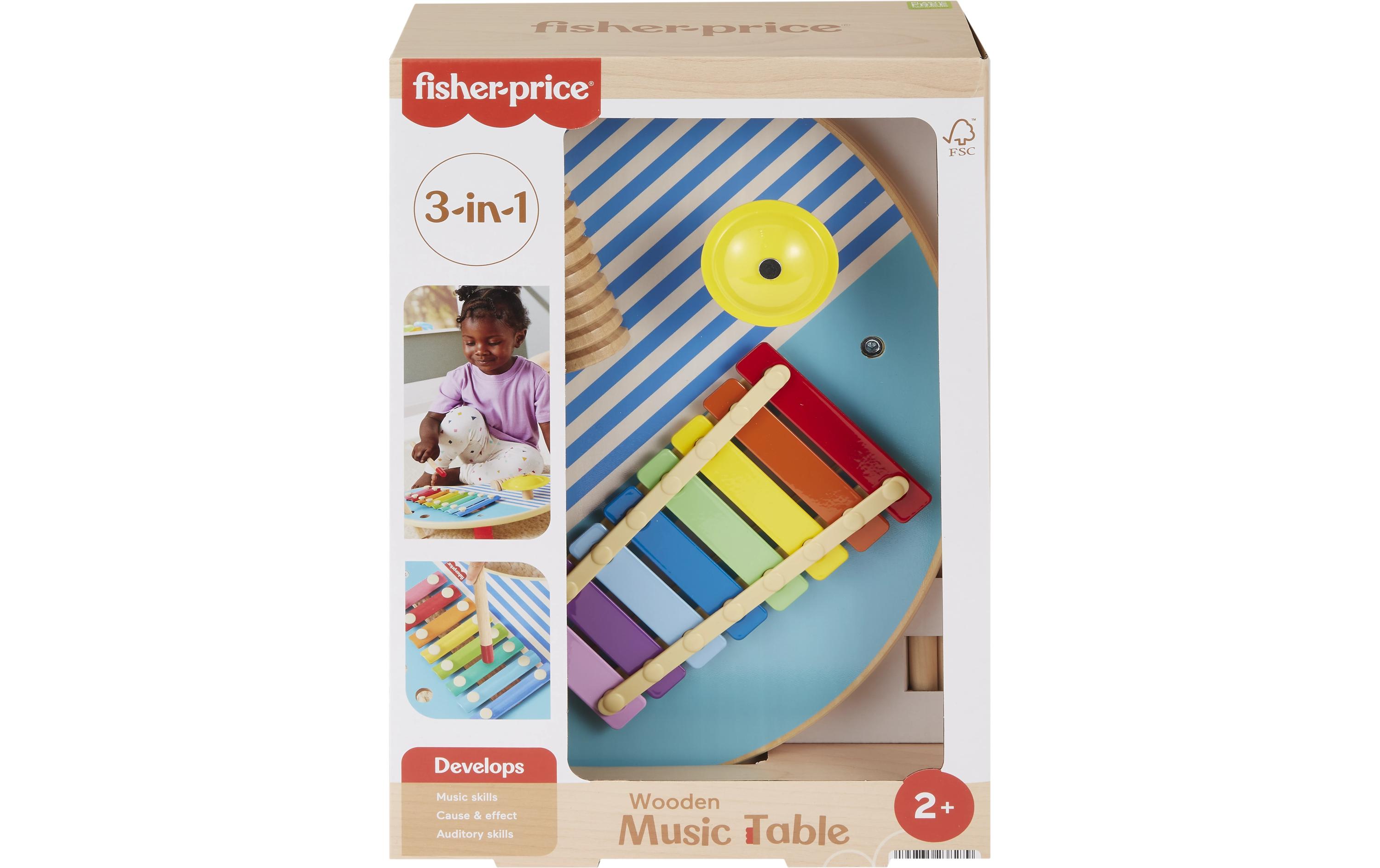 Musiktisch aus HolzHolz-Musikspielzeug für Kleinkinder