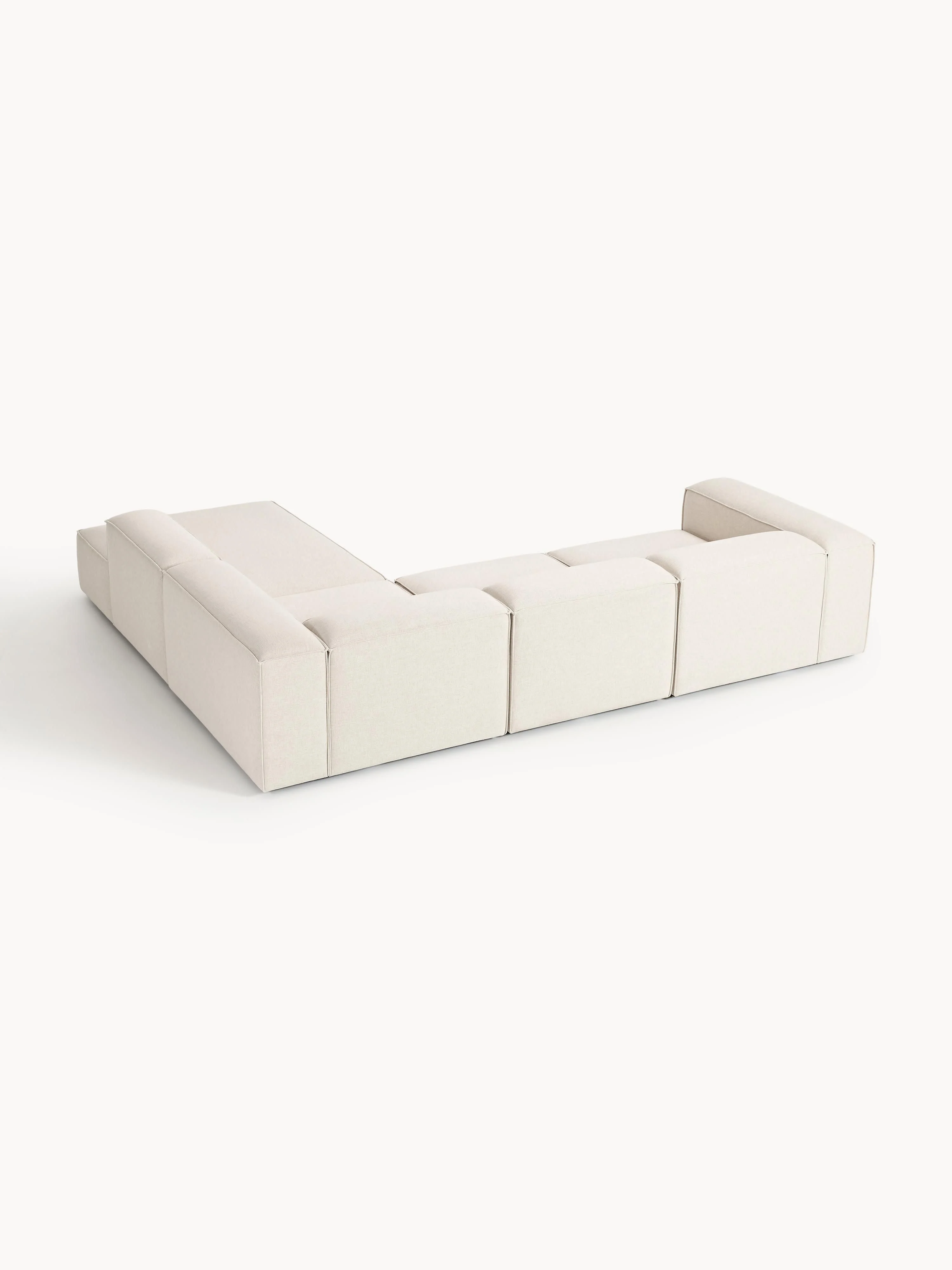 XL modulaire hoekbank Lennon van linnenmix (4-zits)
