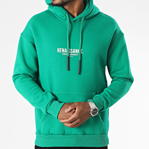 Sweat Capuche Vert