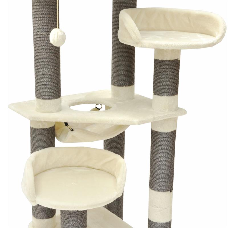 Dazikemo Kratzbaum Melina beige grau