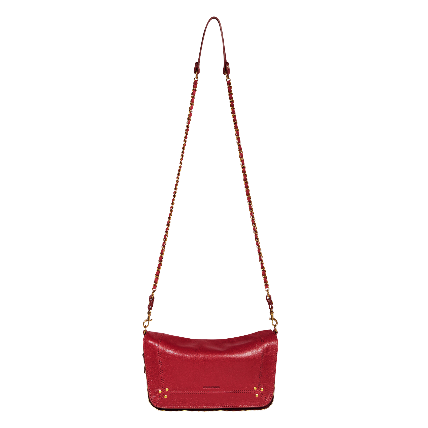 BOBI S - Sac bandoulière en cuir| Rouge
