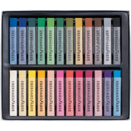 Eberhard Faber Artist Color Softpastellkreiden in 24 brillanten Farben