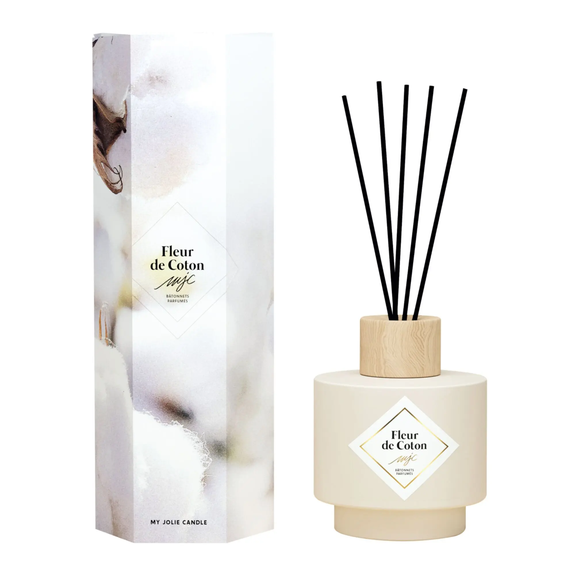 My Jolie Candle - Les Parfums D'IntérieurBâtonnets Parfumés Fleur de Coton - Parfum d'intérieur