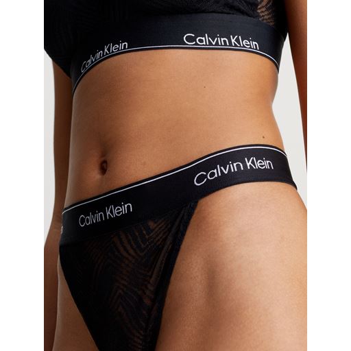 Calvin Klein String Thong, Black, XS