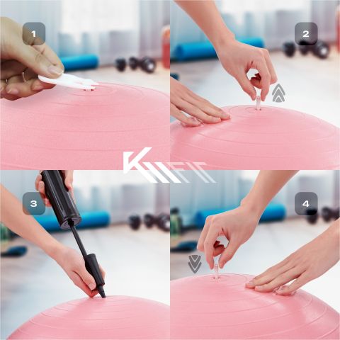 KM-Fit Gymnastikball 75 cm