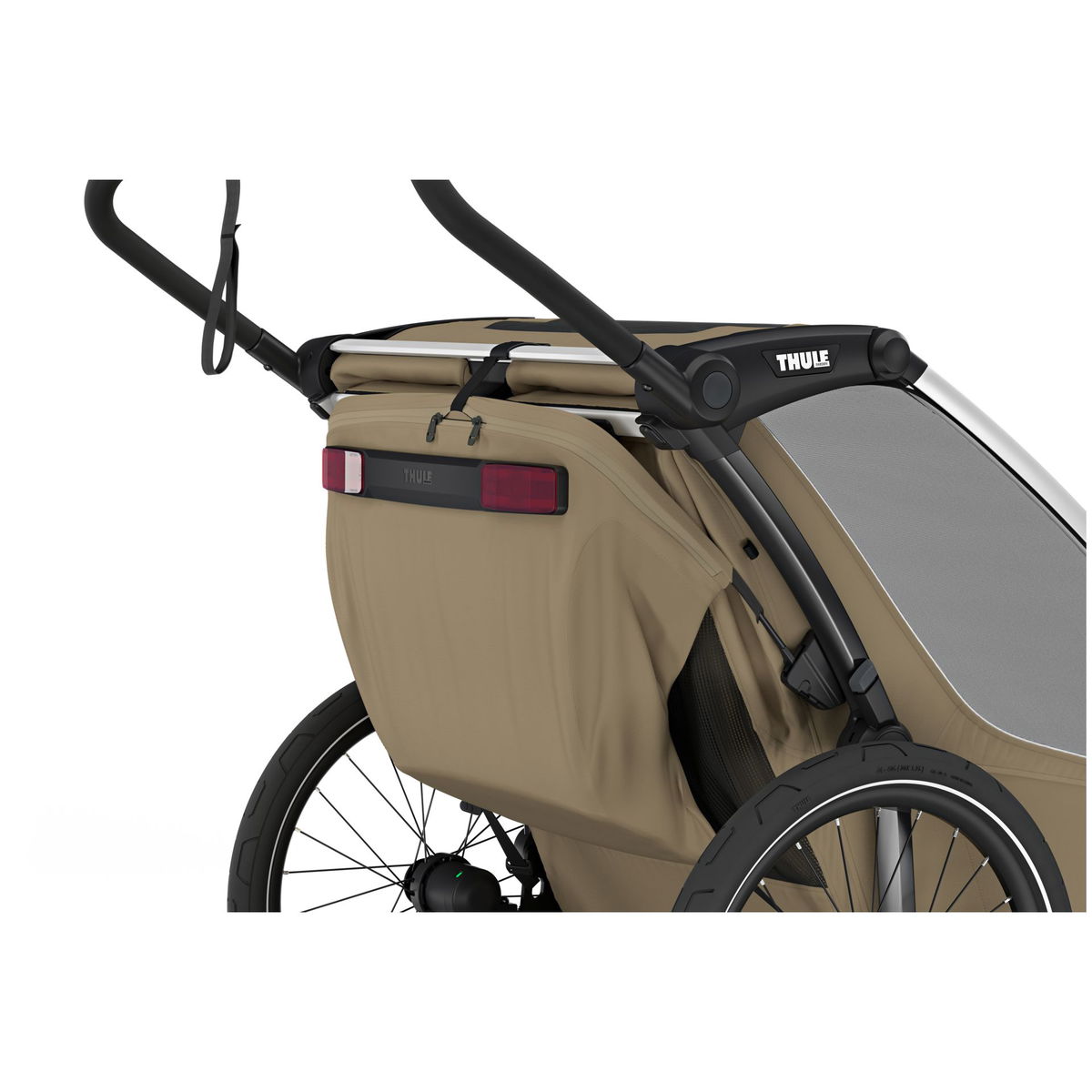 THULETHULE    Chariot CROSS 2 Double alu/dark slate