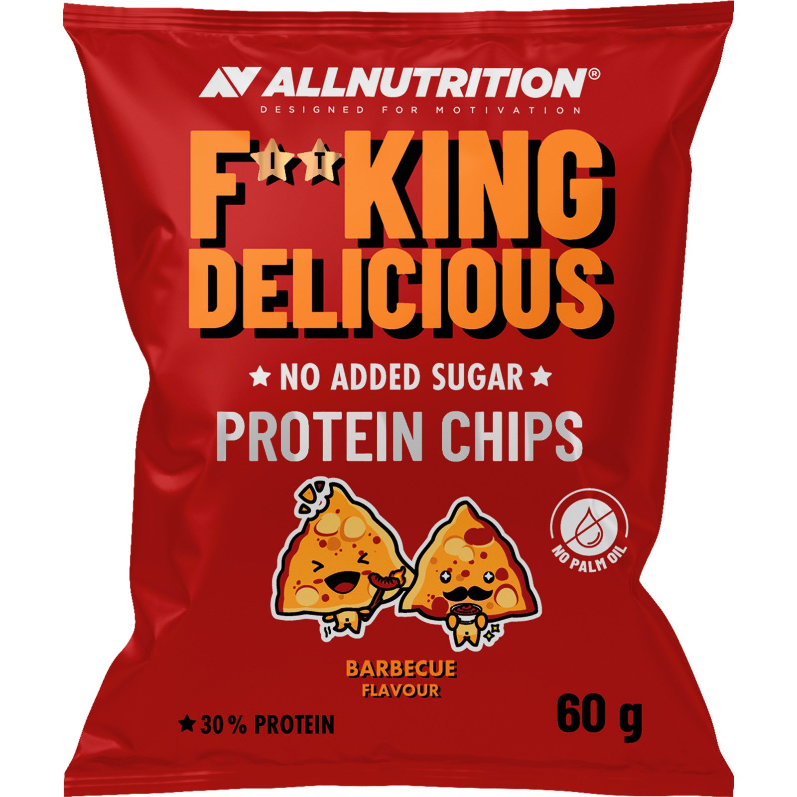 Allnutrition Fitking Delicious Protein Chips Barbecue 60 g