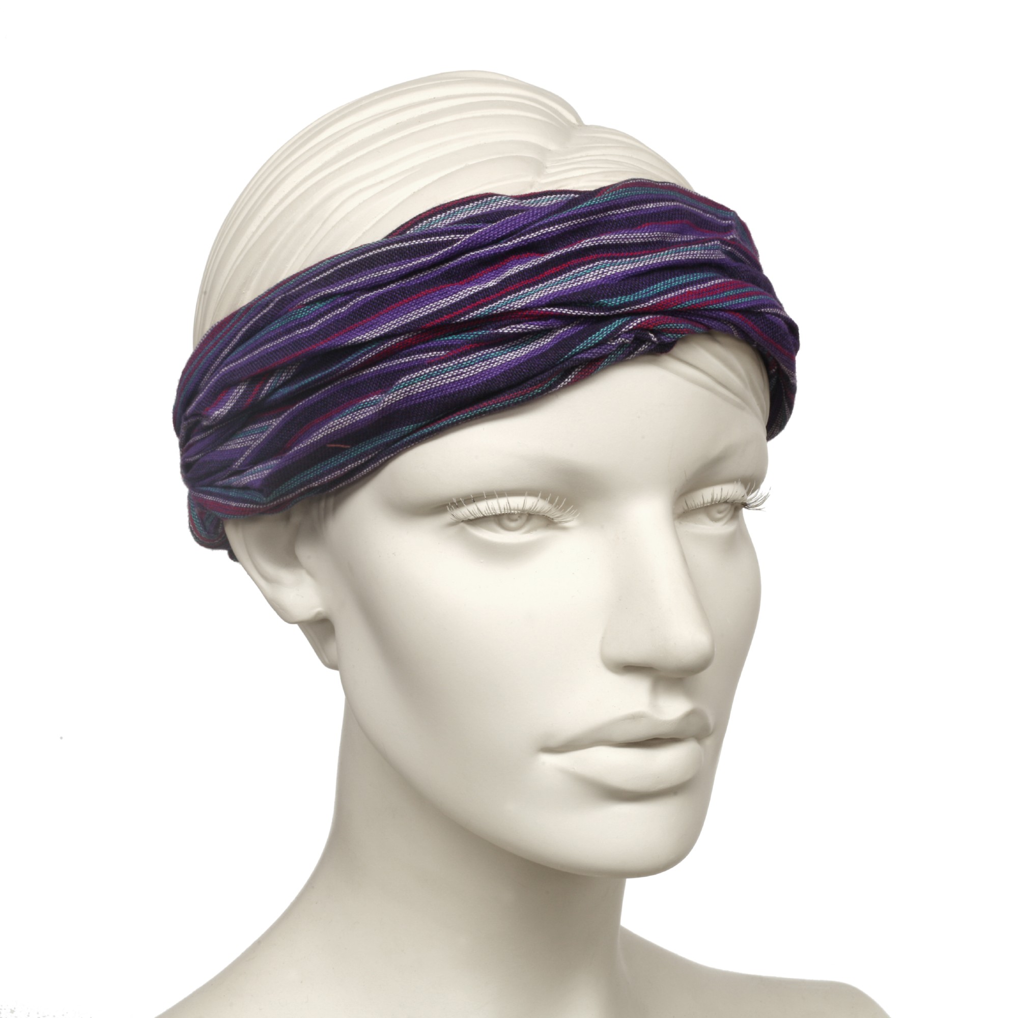 Haarband 'St Louis', aus 100% Baumwolle, lila/multicolor günstig bestellen