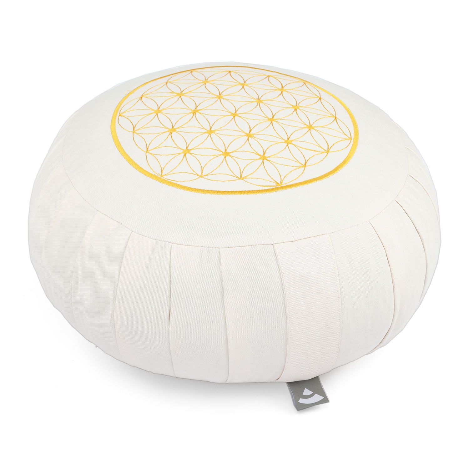 bodhi Meditationskissen ZAFU ECO Stick Blume des Lebens, Füllung Dinkelhülsen