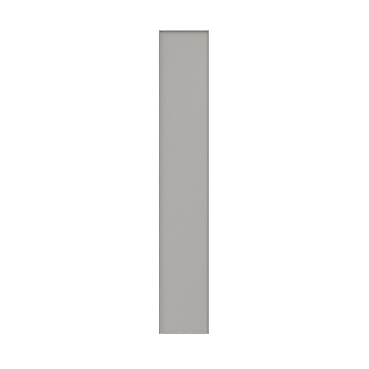 Porte battante grise claire mate GoodHome Atomia H. 224,7 x L. 37,2 cm