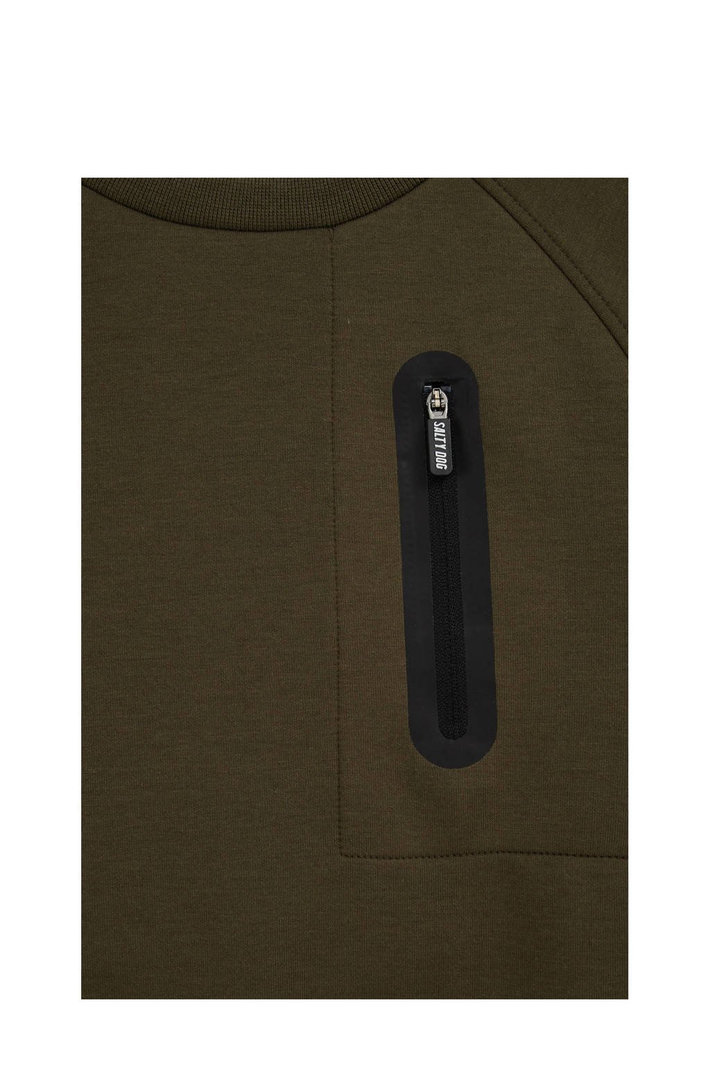WE Fashion sweater donkergroen