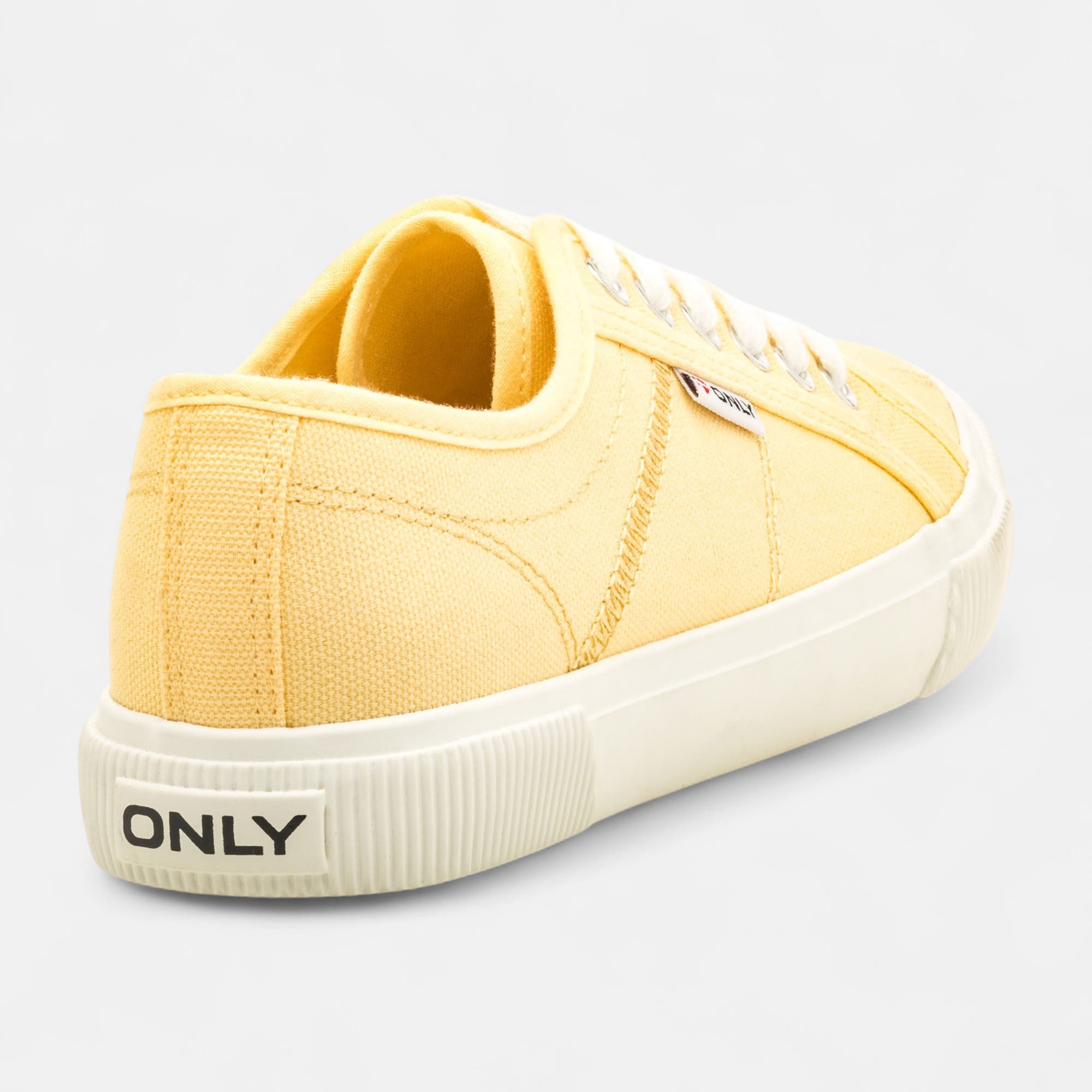 Baskets en toile Femme jaune