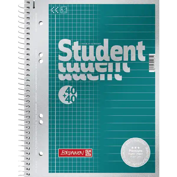 Premium Student Duo A5 Collegeblock