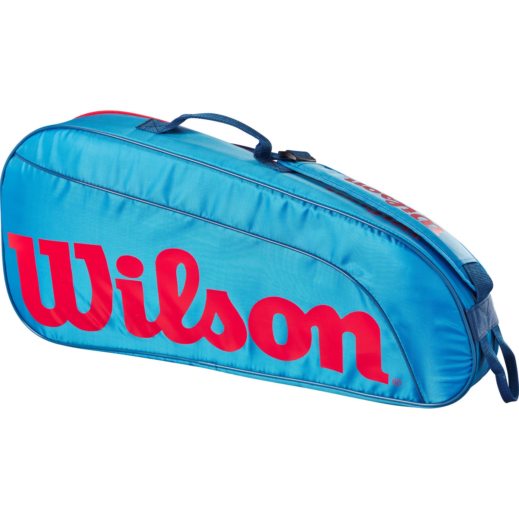 Wilson Junior 3 Pack Tennistasche Kinder blau