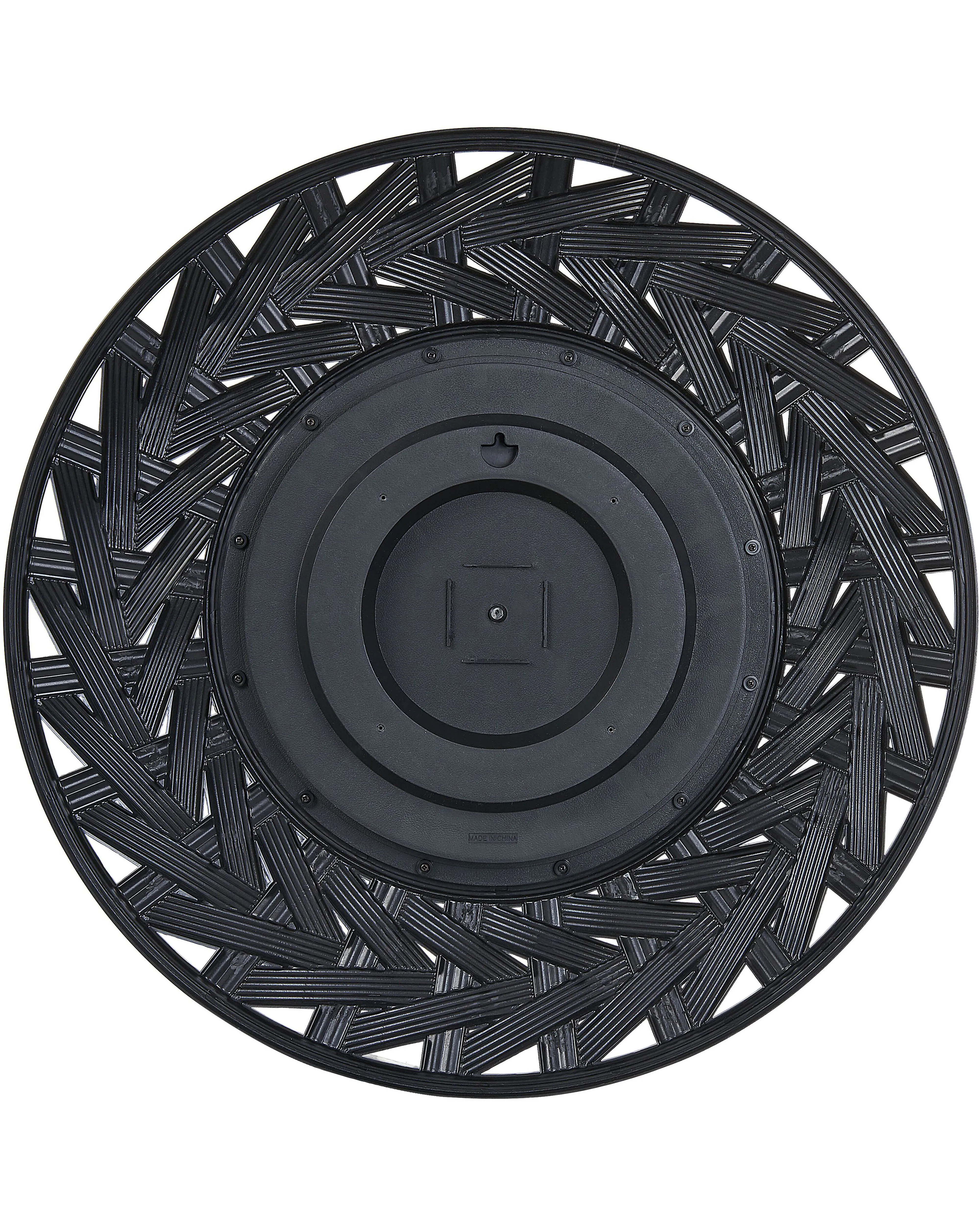 Wandspiegel TIERGA 60 cm 60 cm Zwart