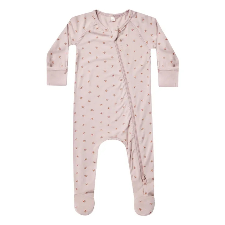 Quincy Mae Pyjama avec Pieds Etoiles | Rose poudré