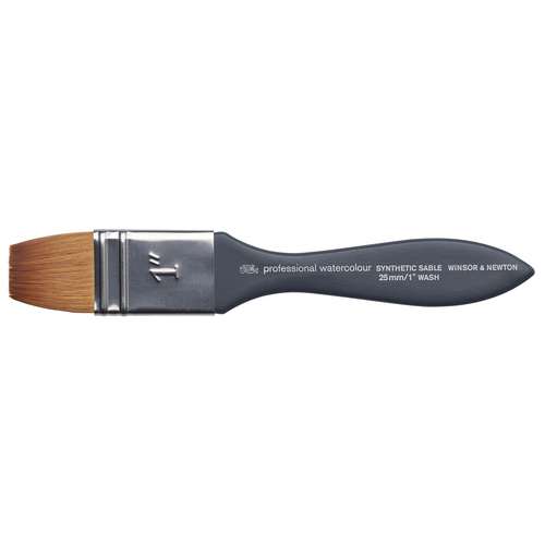 WINSOR & NEWTON™ Professional Synthetik-Aquarellpinsel, Zobelhaar Imitation, Verwaschpinsel