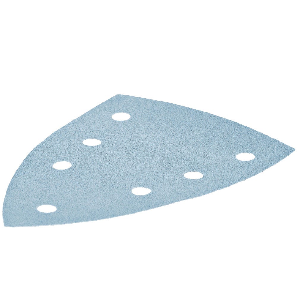 FESTOOL 93mm 40-Grit 7-Hole Granat Sanding Sheet Delta 10pc 497131