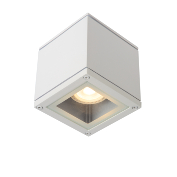 Lucide badkamer spot Aven IP65 wit vierkant