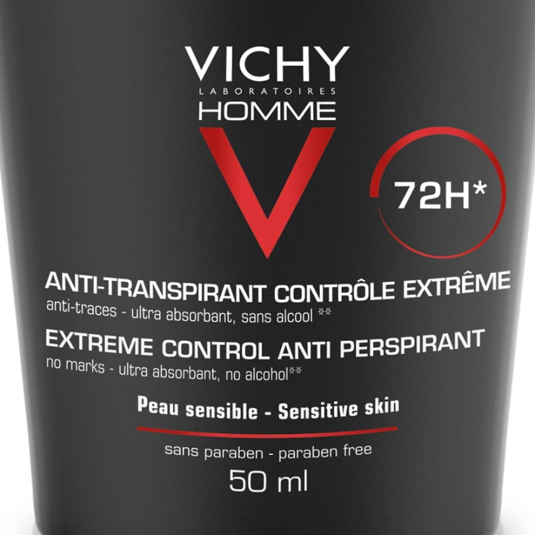 VICHY  Desodorizante Roll-On Vichy Homme 72H - 50ml