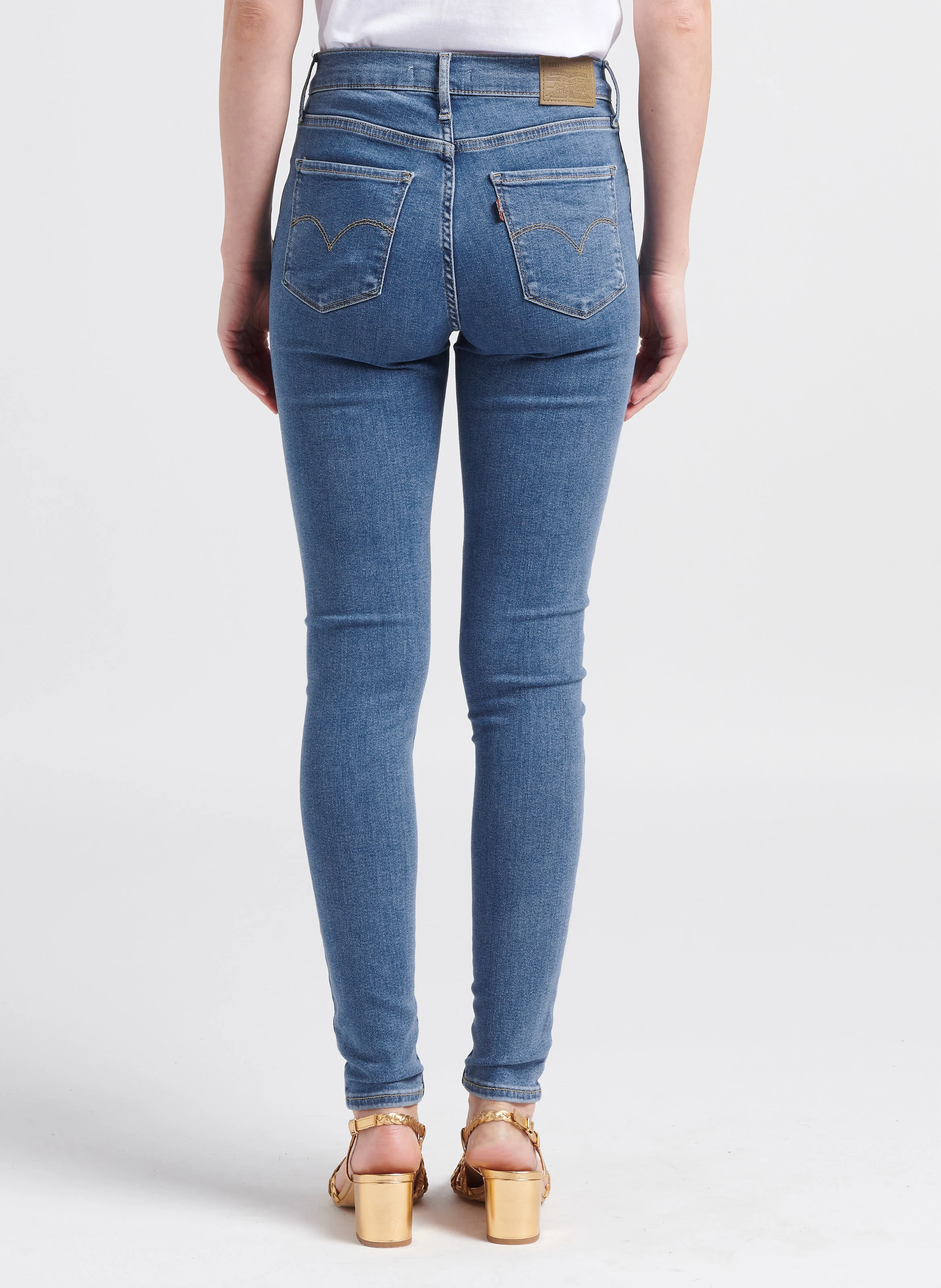 720 HIRISE SUPER SKINNY - Jean skinny taille haute en coton mélangé | Jean brut